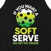 Men's - Instant Message - If You Want Soft Serve Pickleball Graphic Tank Top - 2 of 4