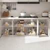 Pull-Out Organizer under Cabinet Storage for Kitchen with Wooden Handle - 3 of 4