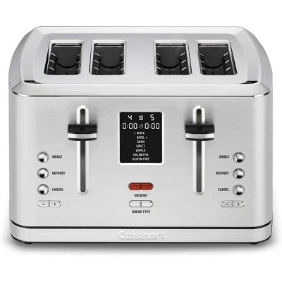 Cuisinart CPT-740FR 4-Slice Digital MemorySet Toaster, Stainless Steel - Certified Refurbished