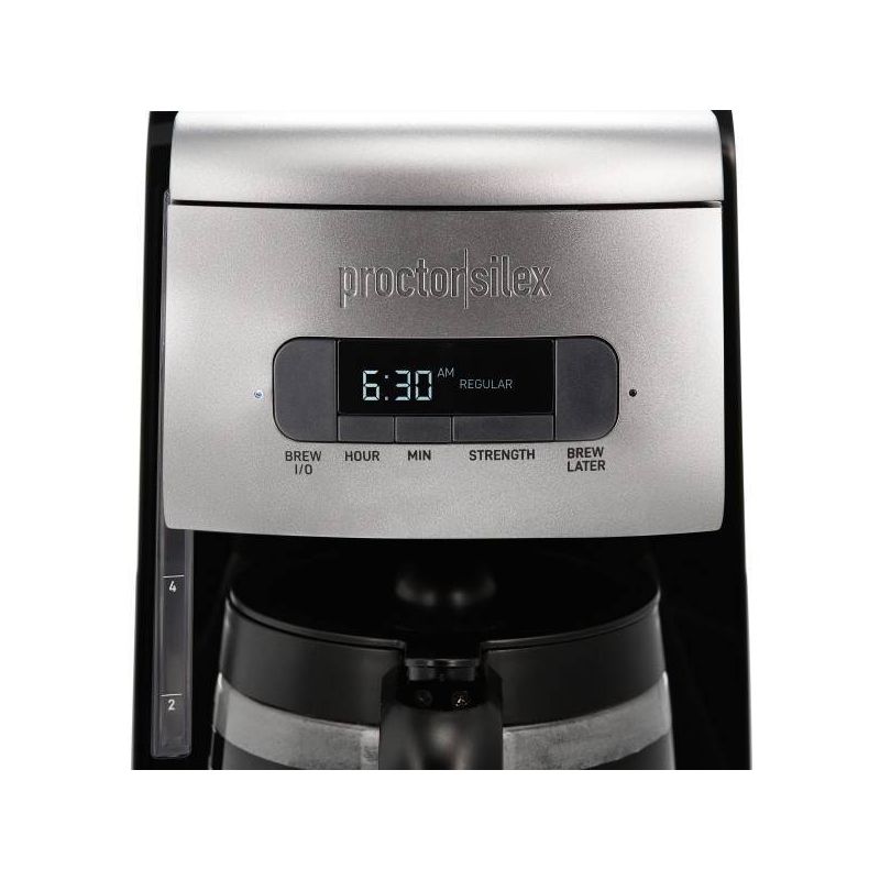 Proctor Silex FrontFill Prog Coffee Maker 43687, 4 of 7