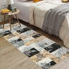 Washable Area Rug for Living Room, Soft Rustic Floral Low Pile Carpet, Non-Slip Stain Resistant Rug for Bedroom Dining Office - 2 of 4