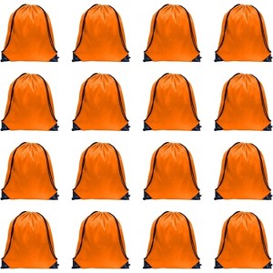 Waterproof Drawstring Backpack Bulk, Nylon Cinch Bags in 10 Colors for School, Gym, Sports - 1 of 4