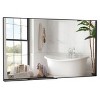 Sapphtopaz Rectangle Bathroom Mirror, Vanity Mirror with Aluminum Frame, Vertical or Horizontal Hanging Decorative Wall Mirrors for Bathroom,Over Sink - 2 of 4