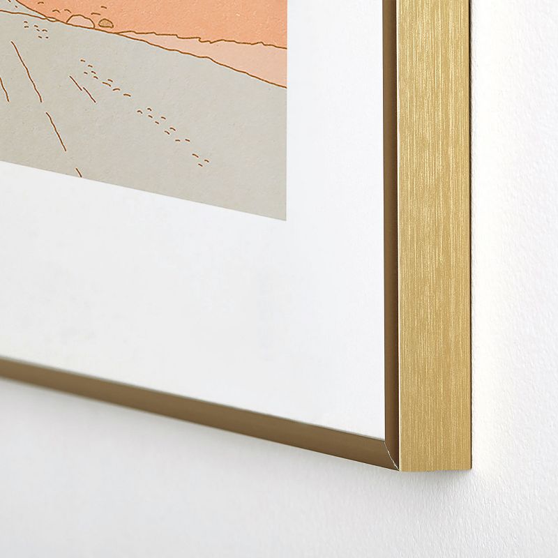 Iveta Abolina Roadtrip No 1 13"x19" Gold Metal Framed Art Print - Deny Designs, 4 of 5