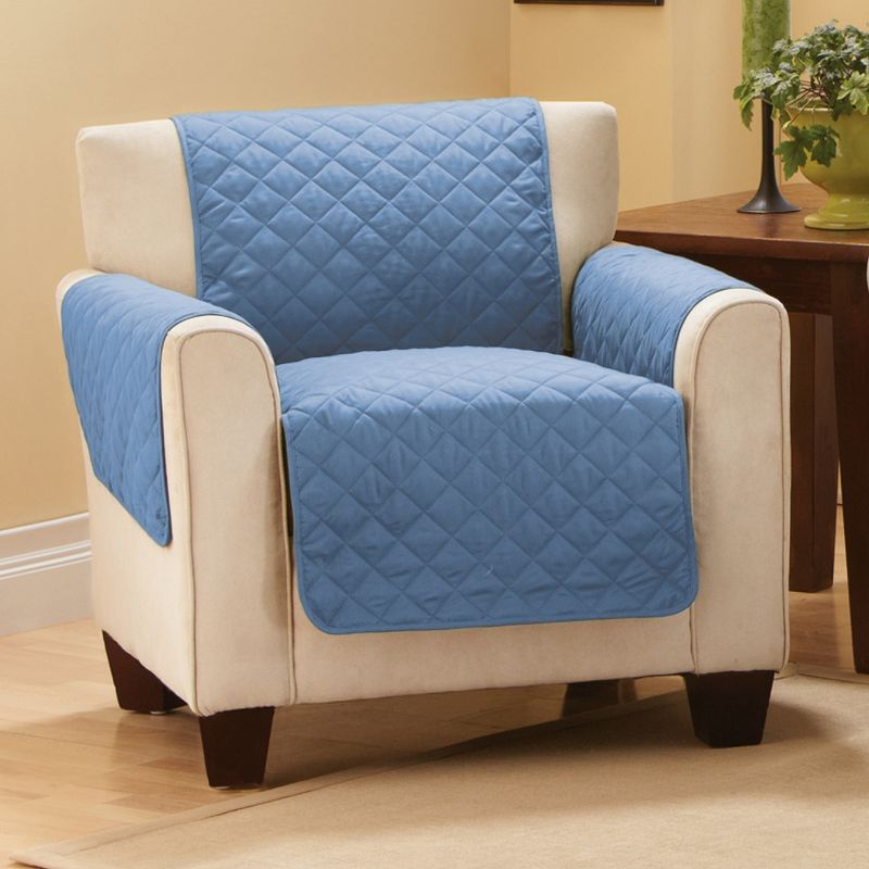 Collections Etc Reversible Quilted Furniture Protector Cover, 2 of 5