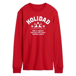 Men's - Instant Message - Holidad Long Sleeve Graphic T-Shirt - 1 of 3