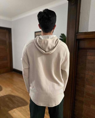 Men's Textured Fleece Hoodie - All In Motion™ Moss Green Xl : Target