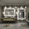 Apmir Super Bright Front & Back LED Lighted Anti-Fog Tempered Glass Bathroom/Vanity Mirror with ETL & 3-Year Warranty - 2 of 4