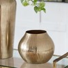 KWPZQEB Aluminum Vase, Elegant Flower Vase for Home, Office Decor, Modern Layered Chisel Vase for Wedding Housewarming Gift - 4 of 4