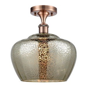 Fenton - 1 Light Semi-Flush Mount In Industrial Style-13 Inches Tall and 11 Inches Wide - 1 of 1