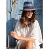 Shiraleah Navy Ames Sun Hat with Red Trim - 3 of 4
