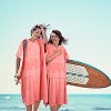 Tirrinia Oversized Wearable Beach Towel with Hood and Pockets, Surf Beach Changing Towel for Women Men - 2 of 4