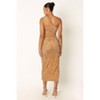 Petal and Pup Womens Kiki One Shoulder Midi Dress - 3 of 4