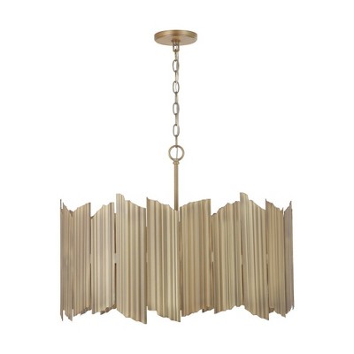 Capital Lighting Xavier 4 - Light Pendant in  Aged Brass