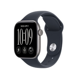 Apple Watch Series 12 GPS 42mm Space Gray Aluminum Case with Navy