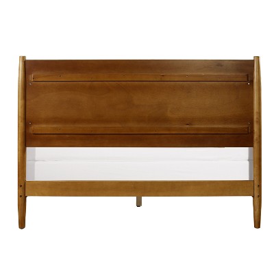 Acorn King Upholstered Wood Frame Bed with Headboard