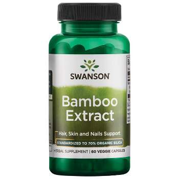Swanson Herbal Supplements Bamboo Extract 300 mg Veggie Capsule 60ct