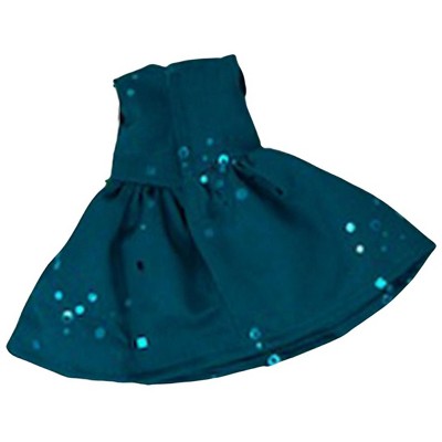 Doll Clothes Superstore Blue Sequin Dress Fits Lalaloopsy Dolls