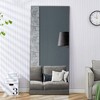 FURNIinspire Full Length Mirrors Floor Standing Wall Mirror, Bedroom Foyer Clothing Store Wall Mounted Mirror, Wooden Frame Square Gray 31.4"*71" - 2 of 4