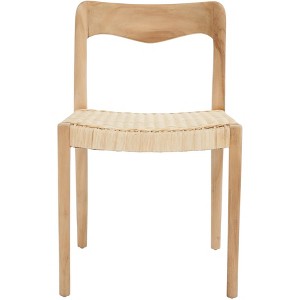 Sezja Wicker Dining Chair - DCH1204 - Natural - Safavieh - 1 of 4