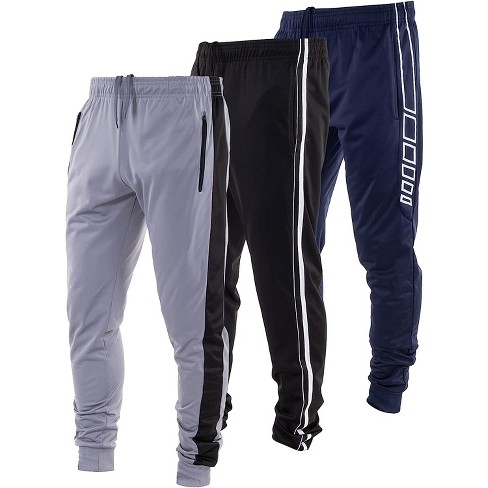 Men's workout pants hot sale with zipper pockets