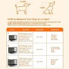 Dog Crate Furniture, 38" Dog Kennel End Table, Wooden Dog Cage with Wheels & Double Doors, Dog Crate Indoor Dog House for Large Medium Dogs - 2 of 4