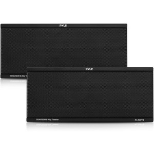 Pyle 6-Way Sunvisor Mount Tweeter System - 200W Peak Power with 60mm Midrange Piezo Drivers and 40mm Tweeters - 1 of 4