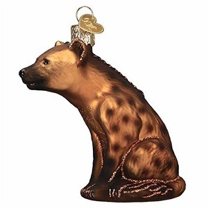 Old World Christmas Blown Glass Ornament for Christmas Tree, Happy Hyena - 1 of 4