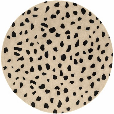 Hauteloom Guiseley Dalmatian Wool Area Rug