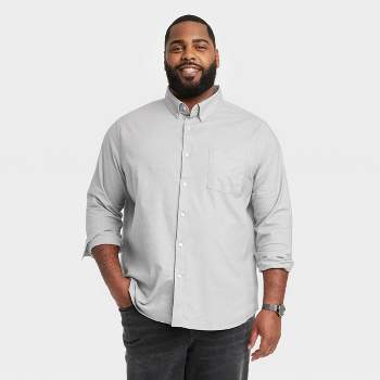 Men's Long Sleeve Collared Button-Down Oxford Shirt - Goodfellow & Co™ 