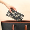 FATMOON Leather Women Wallet RFID Slim Wallets for Women,Thin Ladies Credit Card Holder Bifold Billfold with 11 Card Slots & ID Window - 2 of 4