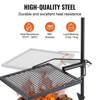 VEVOR Swivel Campfire Grill, Fire Pit Grill Grate over Fire Pits, Heavy Duty Steel Grill Grates, 360° Adjustable Open Fire Cooking Equipment, Black - 4 of 4