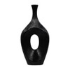 Modern Decorative Ceramic Vase - Accent for Home, Office & Living Room - Stylish Tabletop Centerpiece for Floral Arrangements - 2 of 4