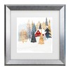 Victoria Borges 'Christmas Chalet I' Matted Framed Art - 2 of 3