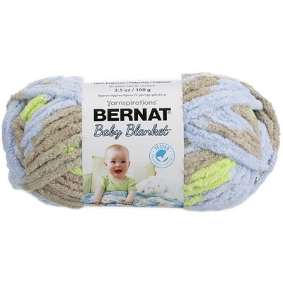 Bernat Baby Blanket Little Sand Castles Yarn - 3 Pack Of 100g/3.5oz -  Polyester - 6 Super Bulky - 72 Yards - Knitting/crochet : Target