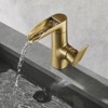 Cobbe Single Hole Bathroom Faucet with Deck Plate, Single Handle Bathroom Sink Faucet - 4 of 4