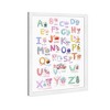 Wynwood Studio 15"x21" ABCs Cute Education and Office Framed Art Print : Modern Typography, Preschoolers, Digital Art, White Frame - 2 of 4