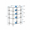 Modern Coffee Table, Glass Tea Table Center End Table for Living Room and Office - 3 of 4
