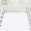100% Organic Cotton Crib Sheets Pack of 2, Soft & Cool, GOTS Certified by California Design Den - 3 of 4