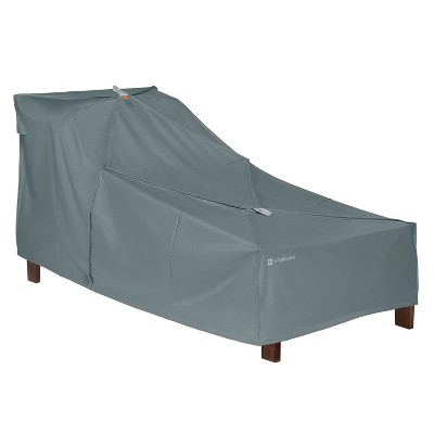 Storigami Easy Fold Patio Day Chaise Cover Monument Gray - Classic Accessories