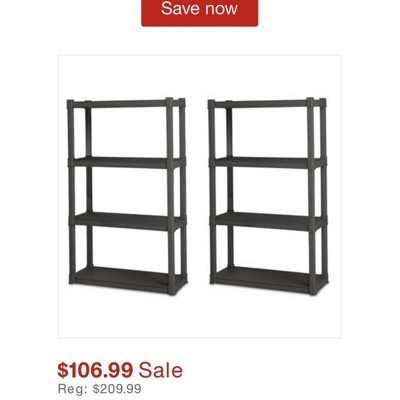 Target cheap sterilite shelves