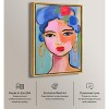 Art Remedy Violeta s Hair with Flowers Beach Life Inspired Wall Art Framed - 3 of 4