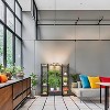 Simple Trending Plant Stand Indoor with Grow Lights, 4 Tier Large Hanging Plant Shelf, Metal Ladder Display Holder for Home Patio, Black - 3 of 4