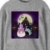 Squishmallows Halloween Castle Youth Athletic Heather Crew Neck Long Sleeve Tee - image 2 of 2