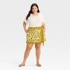 Women's Flutter Short Sleeve Knit T-Shirt - Ava & Viv™ - 3 of 3