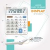 CATIGA 8-Digit & 12-Digit Desktop Calculator, Large LCD, Sensitive Buttons, Dual Solar Power, Standard Function for Office, Home, School - 3 of 4
