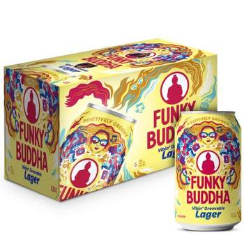 Funky Buddha Vibin' Groovable Lager Beer - 6pk/12 fl oz Cans