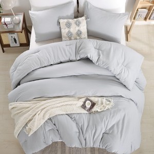 BAGOKIE 300GSM Fluffy Microfiber Bedding Set 2/3 Piece Comforter Set with Matching Pillowcase - 1 of 4