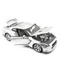 2009 Nissan GT-R R35 Silver 1/18 Diecast Model Car by Bburago - 2 of 4