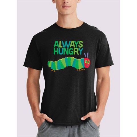 Мужские футболки Eric Carle Men's Eric Carle Always Hungry Caterpillar Graphic T-Shirt - Black M
